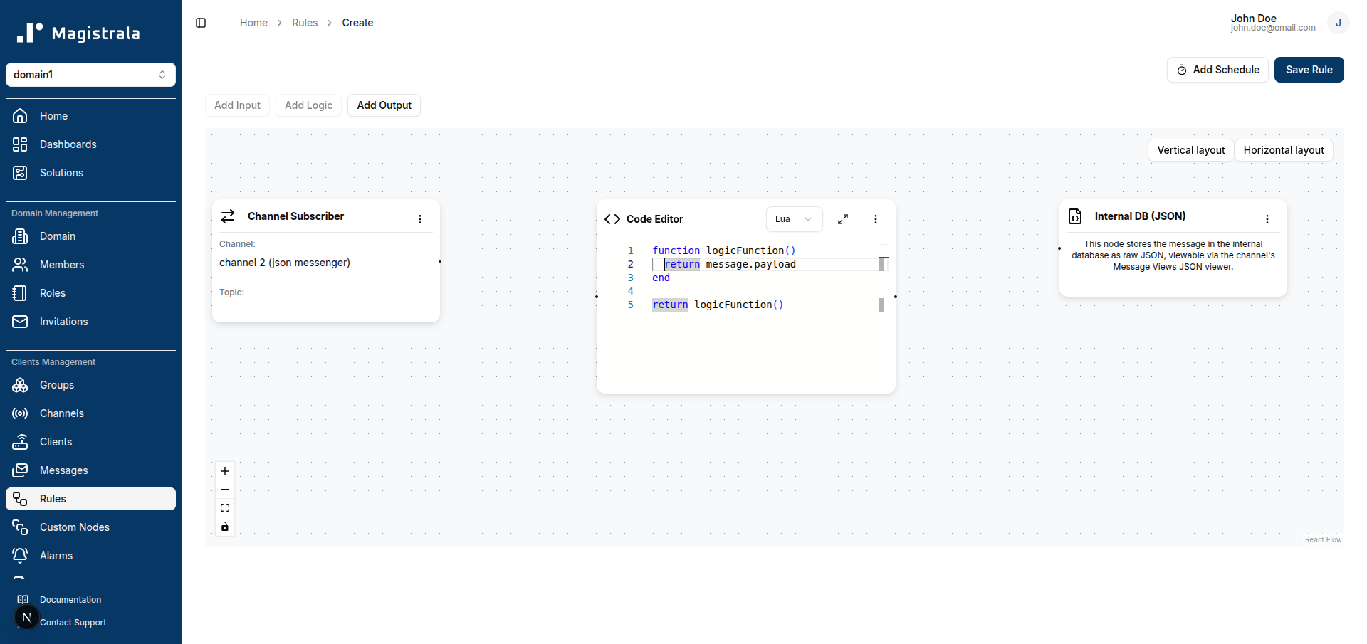 How to Save JSON Messages in Magistrala